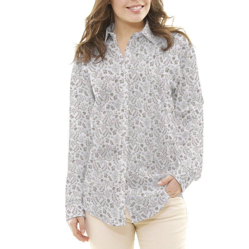 Bambula Algodón Flowers Blanca - Ribes y Casals