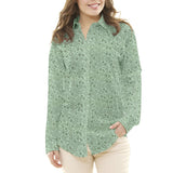 Bambula Algodón Flowers Menta - Ribes y Casals