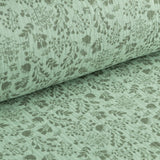 Bambula Algodón Flowers Menta - Ribes y Casals