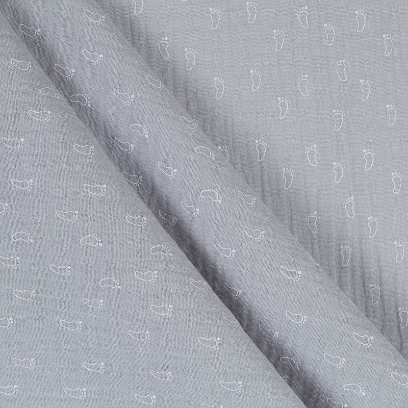 Bambula Algodón Foot Gris Perla - Ribes y Casals
