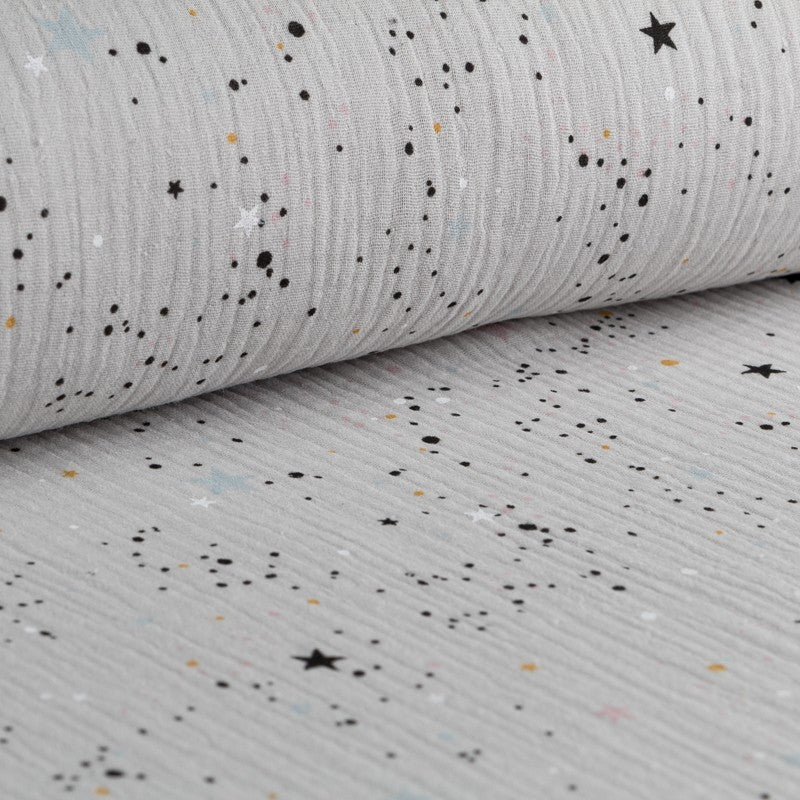 Bambula Algodón Galaxy Gris - Ribes y Casals