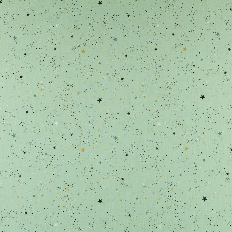 Bambula Algodón Galaxy Menta - Ribes y Casals