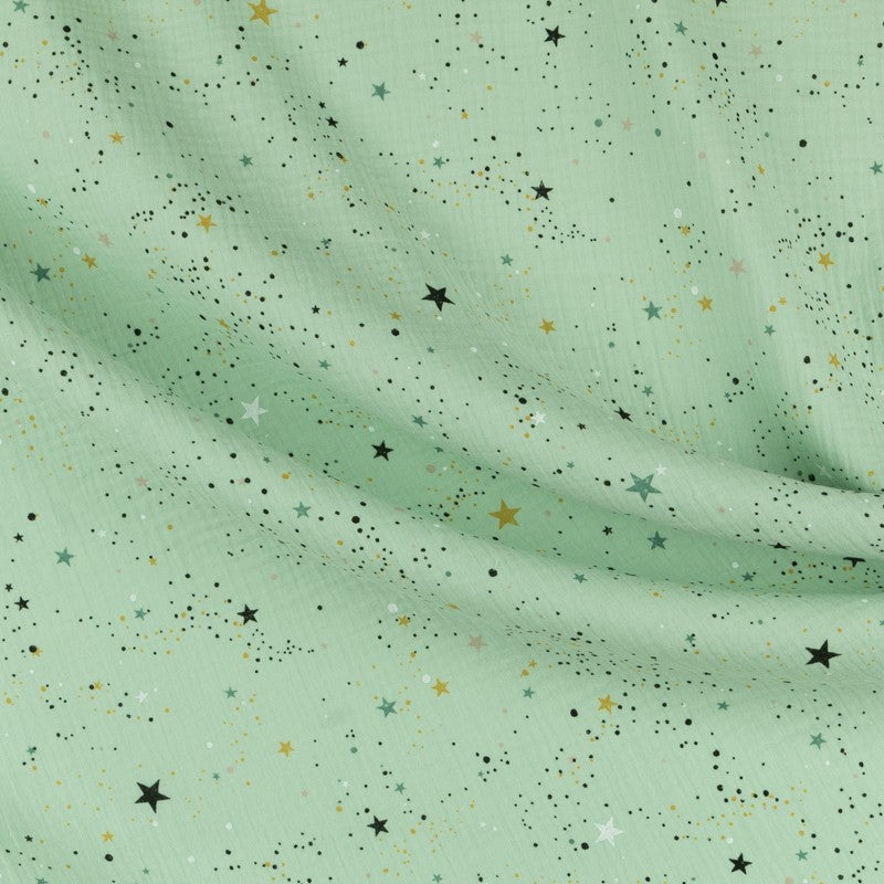 Bambula Algodón Galaxy Menta - Ribes y Casals