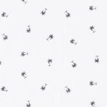 Bambula Algodón Palmeras Blanca - Ribes y Casals