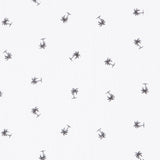 Bambula Algodón Palmeras Blanca - Ribes y Casals