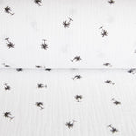 Bambula Algodón Palmeras Blanca - Ribes y Casals