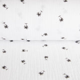 Bambula Algodón Palmeras Blanca - Ribes y Casals