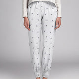 Bambula Algodón Palmeras Blanca - Ribes y Casals