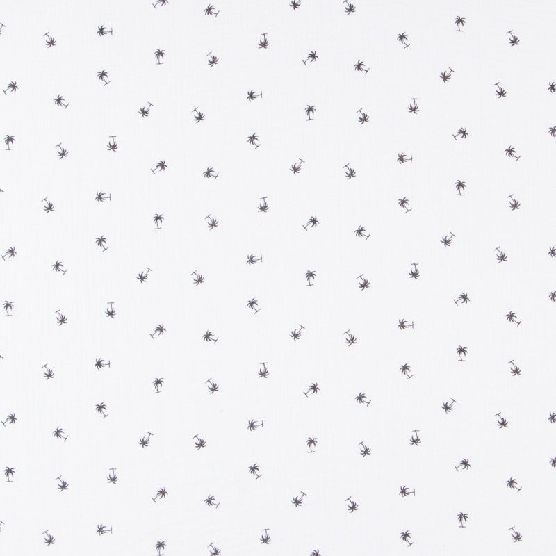 Bambula Algodón Palmeras Blanca - Ribes y Casals