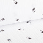 Bambula Algodón Palmeras Blanca - Ribes y Casals