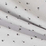 Bambula Algodón Palmeras Gris - Ribes y Casals