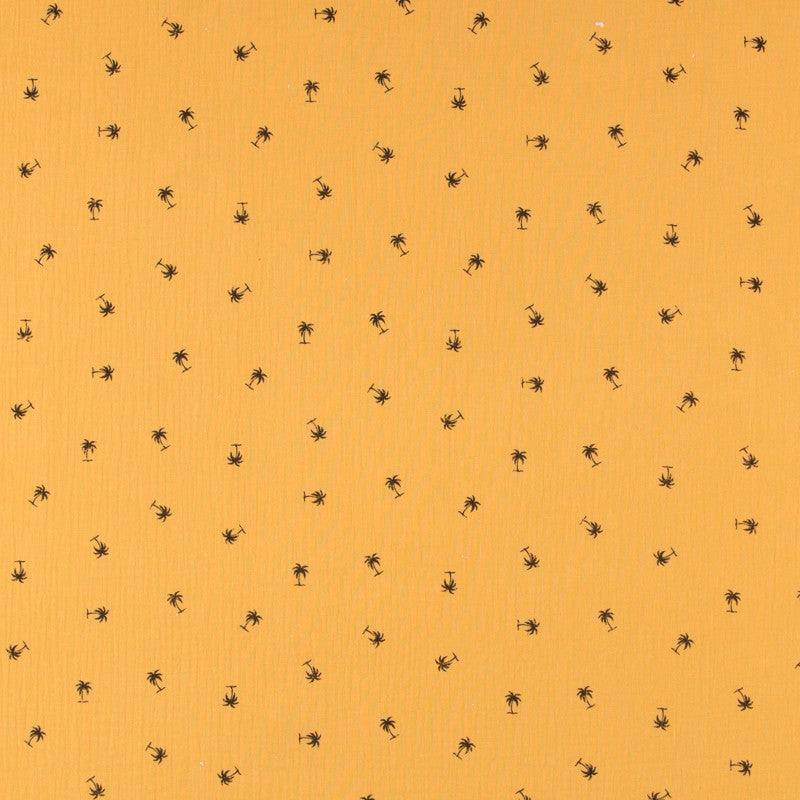 Bambula Algod¢n Palmeras Mostaza - Ribes y Casals