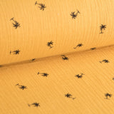 Bambula Algod¢n Palmeras Mostaza - Ribes y Casals