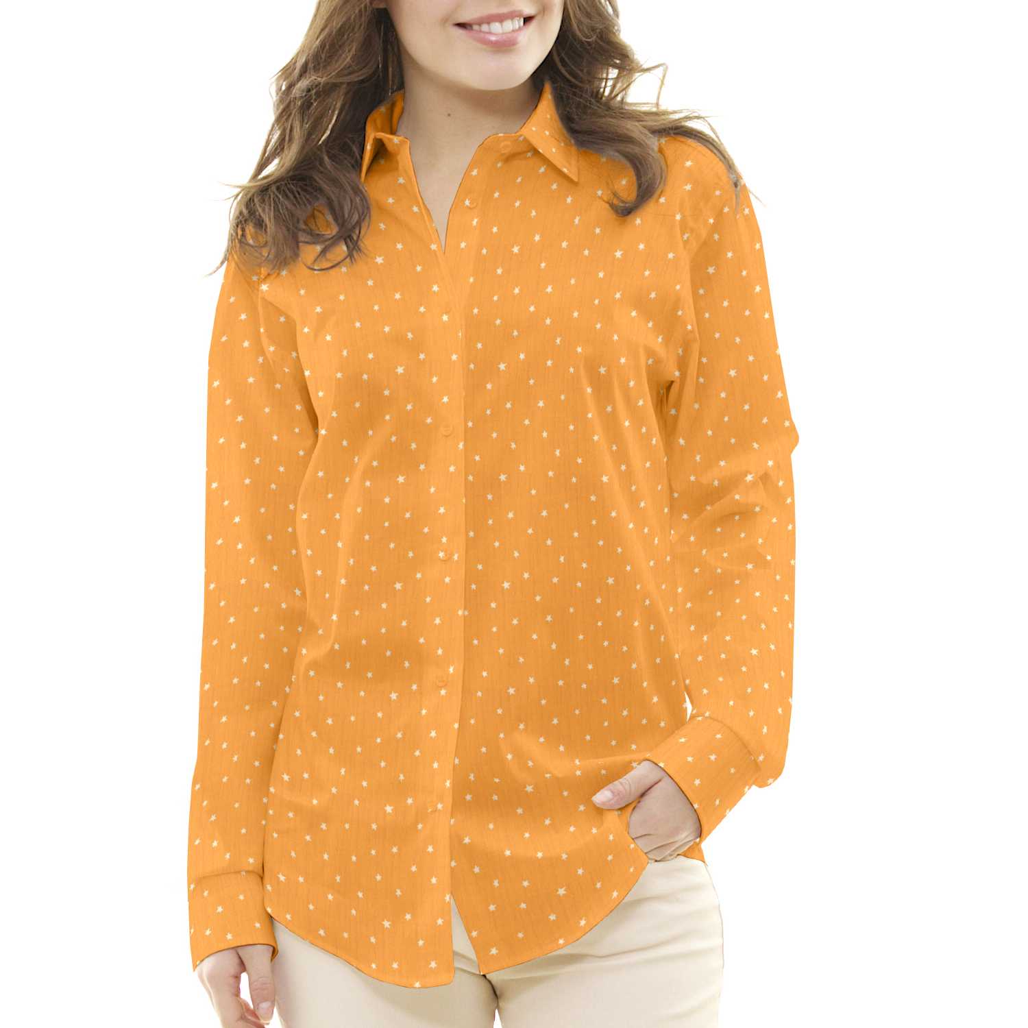 Bambula Algodón Stars Ocre - Ribes y Casals