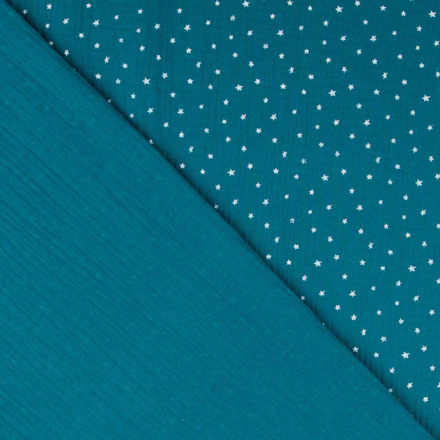 Bambula Algodón Stars Verde - Ribes y Casals