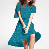 Bambula Algodón Stars Verde - Ribes y Casals