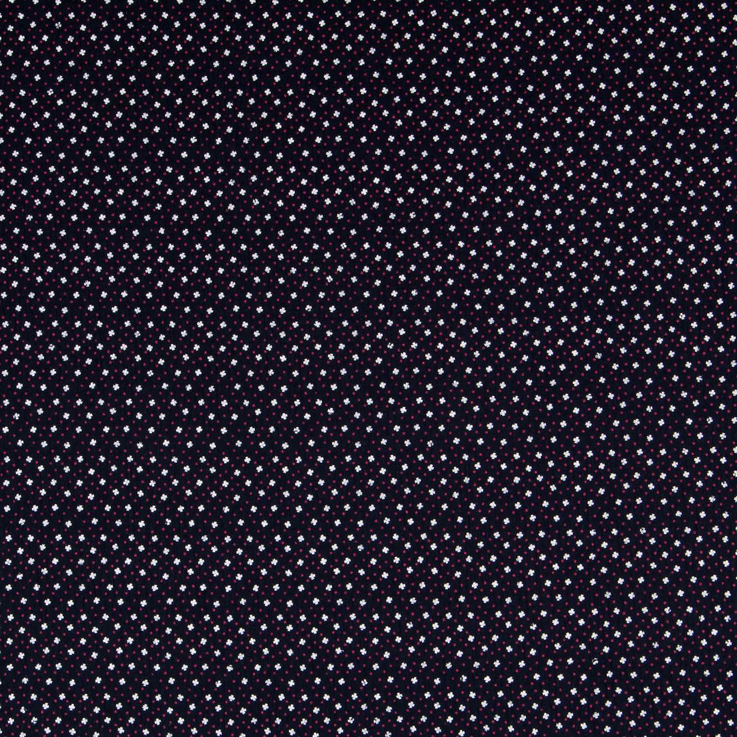 Bambula Algodón Trébol Navy - Ribes y Casals