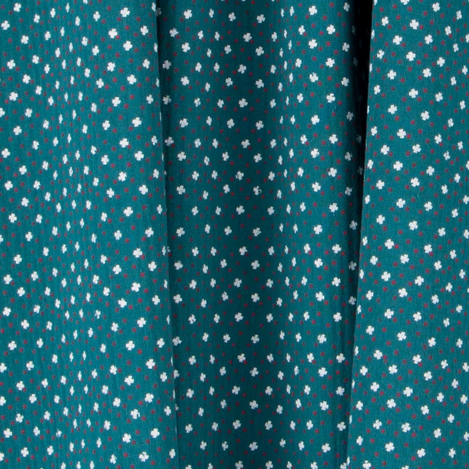 Bambula Algodón Trébol Verde - Ribes y Casals