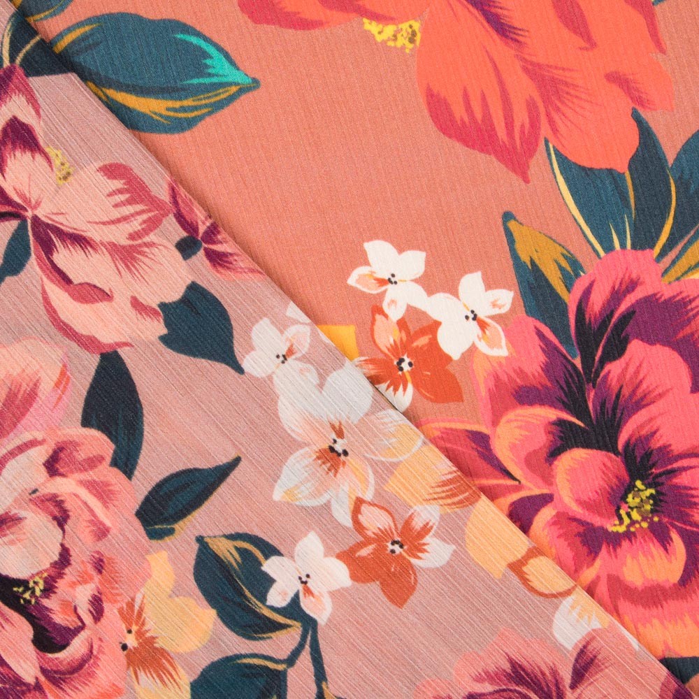 Bambula Floral Coral - Ribes y Casals