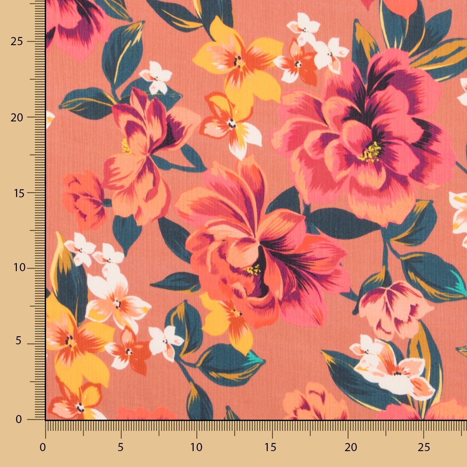 Bambula Floral Coral - Ribes y Casals