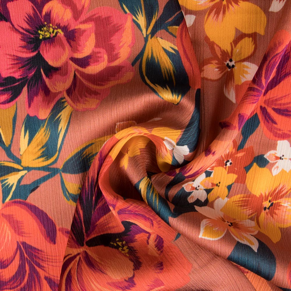 Bambula Floral Coral - Ribes y Casals