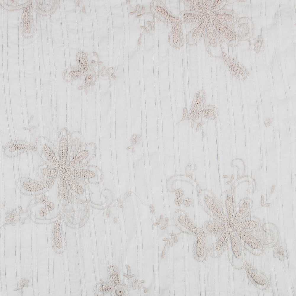 Bambula Poliester Bordado Gris - Ribes y Casals