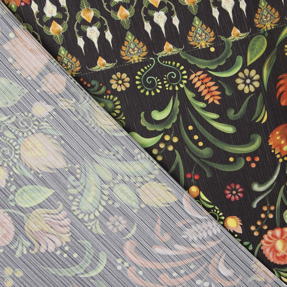 Bambula Poliéster Folk Naranja - Ribes y Casals