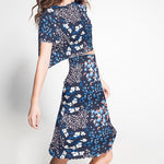 Bambula Satén Floral Azul - Ribes y Casals