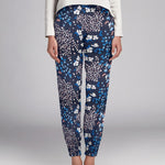 Bambula Satén Floral Azul - Ribes y Casals