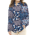 Bambula Satén Floral Azul - Ribes y Casals