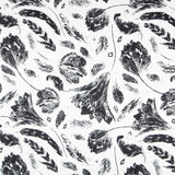 Bambula Satén Floral Negro - Ribes y Casals