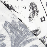 Bambula Satén Floral Negro - Ribes y Casals