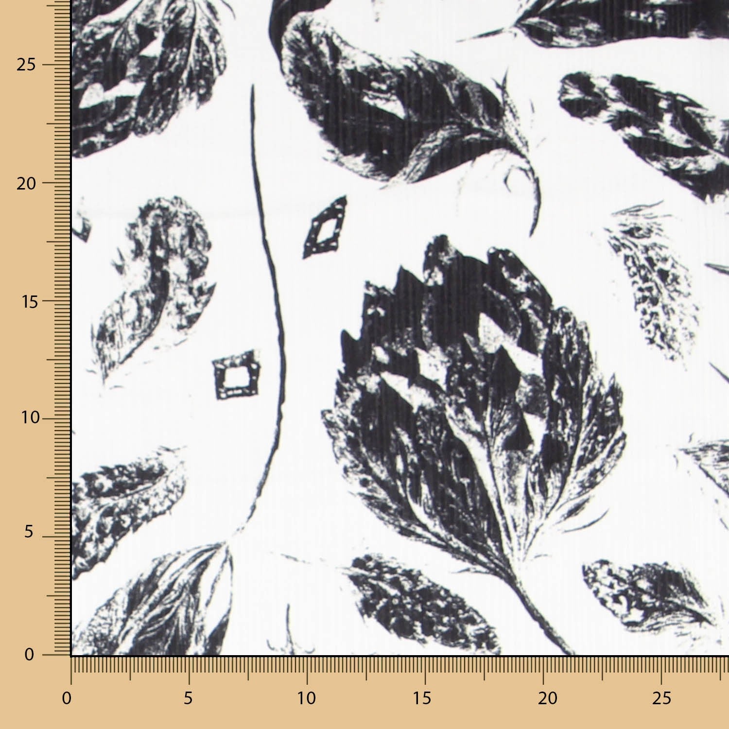Bambula Satén Floral Negro - Ribes y Casals