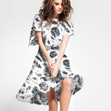 Bambula Satén Floral Negro - Ribes y Casals