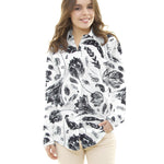 Bambula Satén Floral Negro - Ribes y Casals