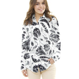 Bambula Satén Floral Negro - Ribes y Casals