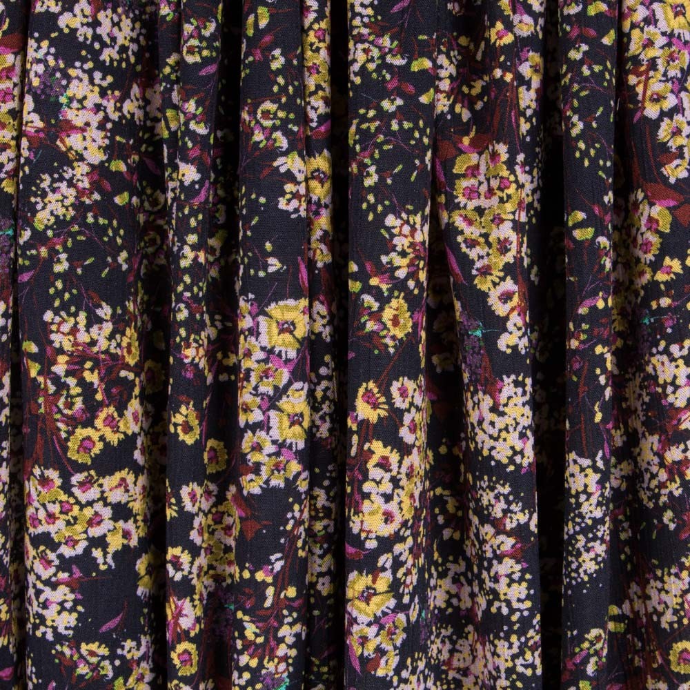 Bambula Viscosa Floral Amarilla Rosa - Ribes y Casals