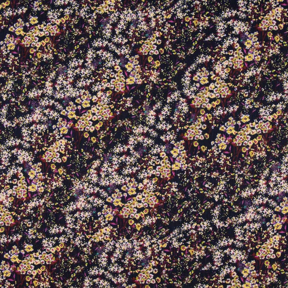 Bambula Viscosa Floral Amarilla Rosa - Ribes y Casals