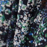 Bambula Viscosa Floral Azul Noche - Ribes y Casals