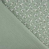 Bambula Algodón Bouquet Verde - Ribes y Casals