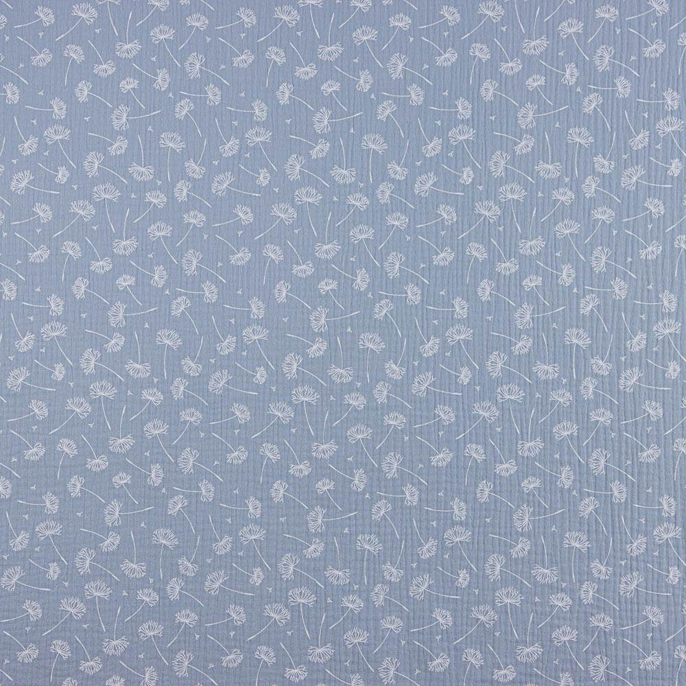 Bambula Algodón Diente León Azul Medio - Ribes y Casals