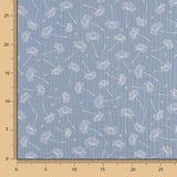 Bambula Algodón Diente León Azul Medio - Ribes y Casals