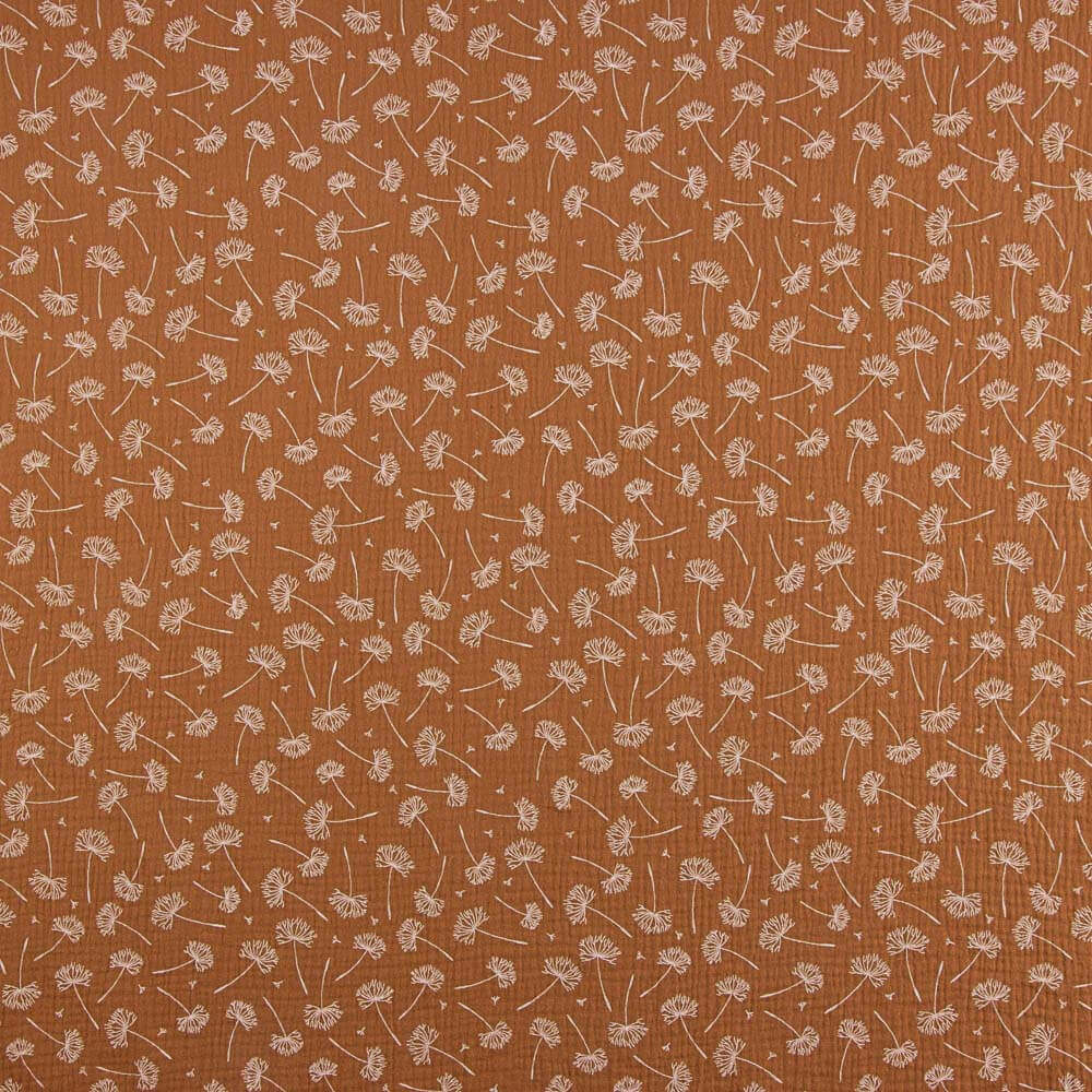 Bambula Algodón Diente León Carmesí - Ribes y Casals