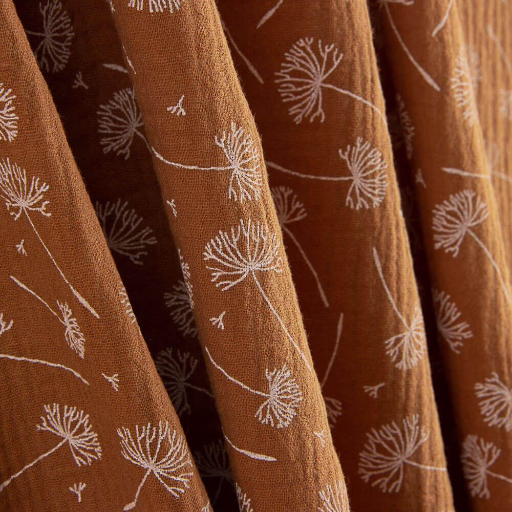 Bambula Algodón Diente León Carmesí - Ribes y Casals