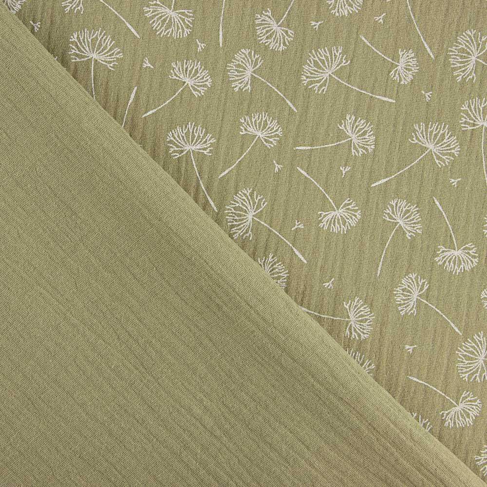 Bambula Algodón Diente León Verde Caza - Ribes y Casals