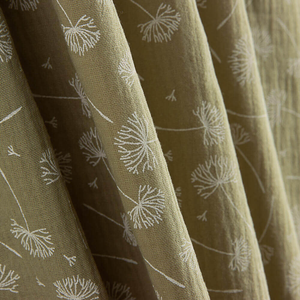 Bambula Algodón Diente León Verde Caza - Ribes y Casals