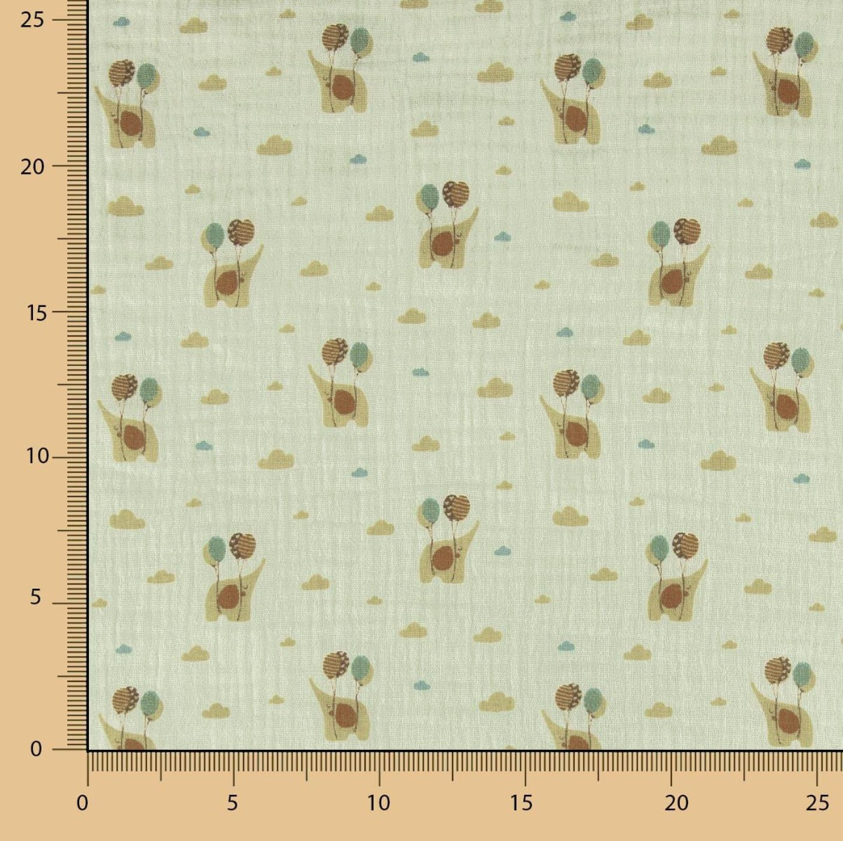 Bambula Algodón Dumbi Verde - Ribes y Casals