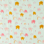 Bambula Algodón Elephant Verde Claro - Ribes y Casals