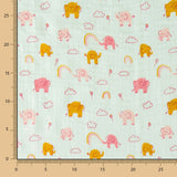 Bambula Algodón Elephant Verde Claro - Ribes y Casals