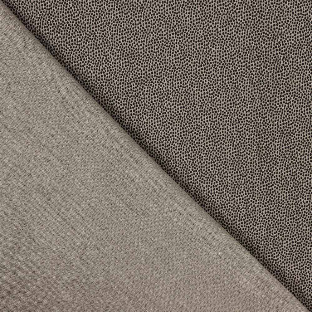 Bambula Algodón Estampada Moteado Kaki - Ribes y Casals